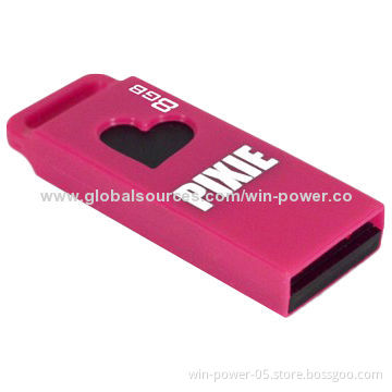 Promotional Mini USB Flash Drive, Made of Metal, Customized Logos Welcomed, 64MB-128GB Capacity